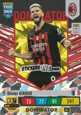 Sticker Olivier Giroud - FIFA 365: 2022-2023. Adrenalyn XL n. 351 - Panini