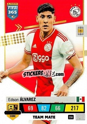 Sticker Edson Álvarez - FIFA 365: 2022-2023. Adrenalyn XL n. 356 - Panini