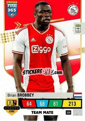 Sticker Brian Brobbey - FIFA 365: 2022-2023. Adrenalyn XL n. 359 - Panini