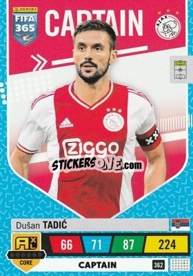 Sticker Dušan Tadić - FIFA 365: 2022-2023. Adrenalyn XL n. 362 - Panini