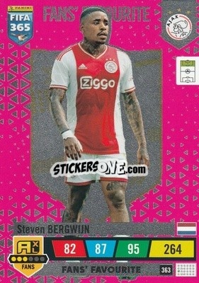 Sticker Steven Bergwijn - FIFA 365: 2022-2023. Adrenalyn XL n. 363 - Panini