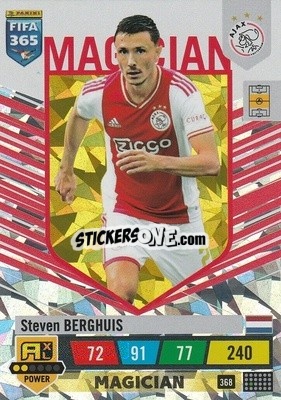 Sticker Steven Berghuis - FIFA 365: 2022-2023. Adrenalyn XL n. 368 - Panini