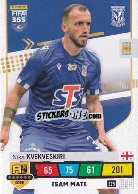 Sticker Nika Kvekveskiri - FIFA 365: 2022-2023. Adrenalyn XL n. 375 - Panini