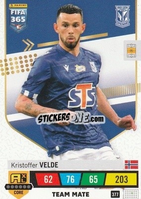 Sticker Kristoffer Velde - FIFA 365: 2022-2023. Adrenalyn XL - Panini