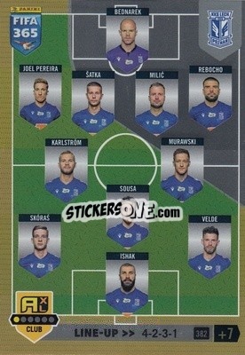 Sticker Line-up - FIFA 365: 2022-2023. Adrenalyn XL n. 382 - Panini