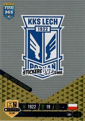 Sticker Club Badge - FIFA 365: 2022-2023. Adrenalyn XL n. 383 - Panini