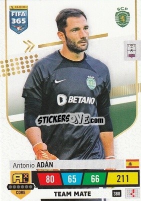 Sticker Antonio Adán - FIFA 365: 2022-2023. Adrenalyn XL n. 388 - Panini