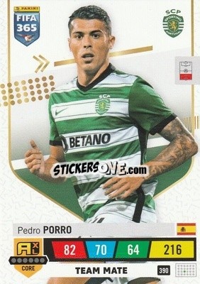 Sticker Pedro Porro - FIFA 365: 2022-2023. Adrenalyn XL n. 390 - Panini