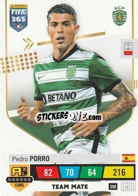 Figurina Pedro Porro - FIFA 365: 2022-2023. Adrenalyn XL - Panini