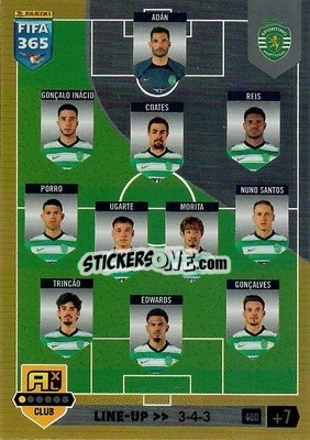 Figurina Line-up - FIFA 365: 2022-2023. Adrenalyn XL - Panini