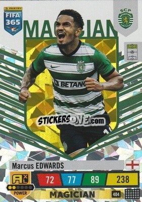 Sticker Marcus Edwards - FIFA 365: 2022-2023. Adrenalyn XL n. 404 - Panini