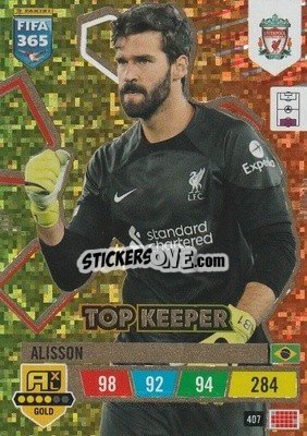 Sticker Alisson - FIFA 365: 2022-2023. Adrenalyn XL n. 407 - Panini