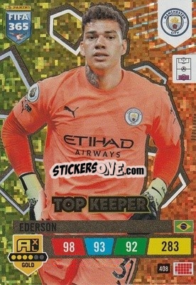 Sticker Ederson - FIFA 365: 2022-2023. Adrenalyn XL n. 408 - Panini