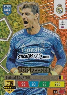 Sticker Thibaut Courtois - FIFA 365: 2022-2023. Adrenalyn XL n. 410 - Panini