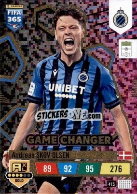 Sticker Andreas Skov Olsen - FIFA 365: 2022-2023. Adrenalyn XL n. 415 - Panini