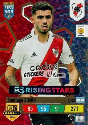 Sticker Santiago Simón - FIFA 365: 2022-2023. Adrenalyn XL n. 424 - Panini