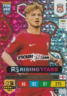 Sticker Harvey Elliott - FIFA 365: 2022-2023. Adrenalyn XL n. 426 - Panini
