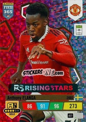 Sticker Anthony Elanga - FIFA 365: 2022-2023. Adrenalyn XL n. 427 - Panini