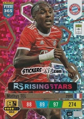 Sticker Mathys Tel - FIFA 365: 2022-2023. Adrenalyn XL n. 429 - Panini