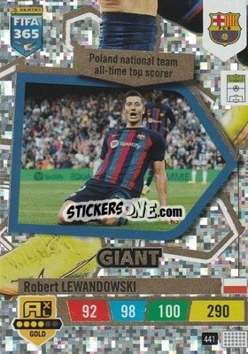 Figurina Robert Lewandowski - FIFA 365: 2022-2023. Adrenalyn XL - Panini