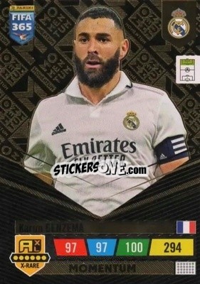 Sticker Karim Benzema - FIFA 365: 2022-2023. Adrenalyn XL n. M4 - Panini