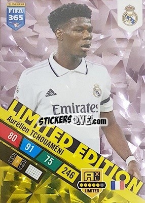 Sticker Aurélien Tchouameni - FIFA 365: 2022-2023. Adrenalyn XL n. LE-AT - Panini