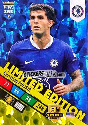 Sticker Christian Pulisic - FIFA 365: 2022-2023. Adrenalyn XL n. LE-CP - Panini