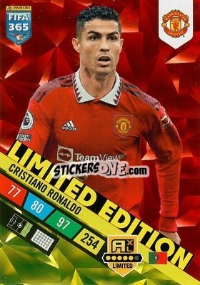 Sticker Cristiano Ronaldo - FIFA 365: 2022-2023. Adrenalyn XL n. LE-CR - Panini