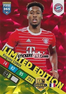 Cromo Kingsley Coman - FIFA 365: 2022-2023. Adrenalyn XL - Panini