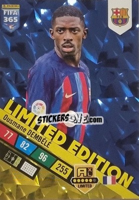 Cromo Ousmane Dembélé - FIFA 365: 2022-2023. Adrenalyn XL - Panini