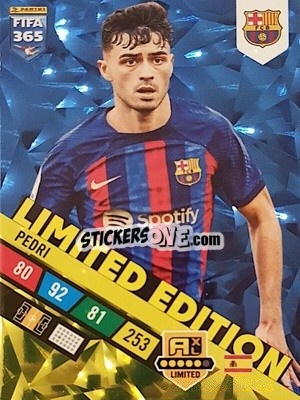 Sticker Pedri - FIFA 365: 2022-2023. Adrenalyn XL n. LE-P - Panini