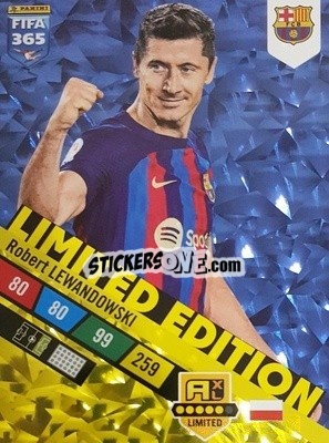 Sticker Robert Lewandowski - FIFA 365: 2022-2023. Adrenalyn XL n. LE-RLE - Panini