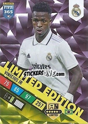 Sticker Vinícius Jr - FIFA 365: 2022-2023. Adrenalyn XL n. LE-VJ - Panini