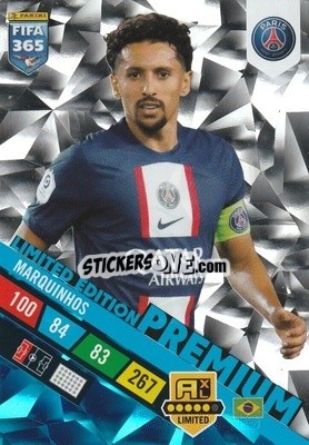 Sticker Marquinhos - FIFA 365: 2022-2023. Adrenalyn XL n. LEP-M - Panini