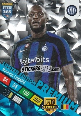 Figurina Romelu Lukaku - FIFA 365: 2022-2023. Adrenalyn XL - Panini