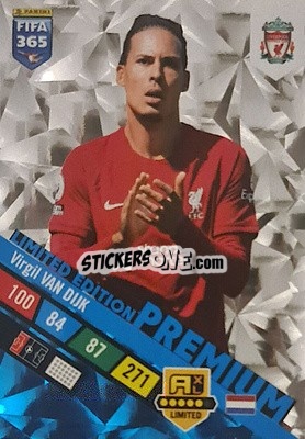 Sticker Virgil van Dijk - FIFA 365: 2022-2023. Adrenalyn XL n. LEP-VVD - Panini