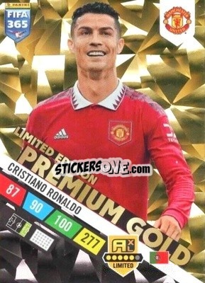 Sticker Cristiano Ronaldo - FIFA 365: 2022-2023. Adrenalyn XL n. LEG-CR - Panini