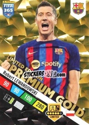 Sticker Robert Lewandowski - FIFA 365: 2022-2023. Adrenalyn XL n. LEG-RL - Panini