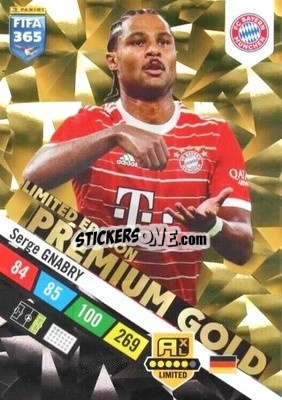 Sticker Serge Gnabry - FIFA 365: 2022-2023. Adrenalyn XL n. LEG-SG - Panini