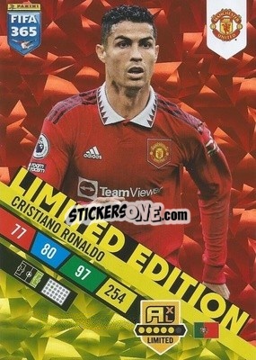 Sticker Cristiano Ronaldo - FIFA 365: 2022-2023. Adrenalyn XL - Panini