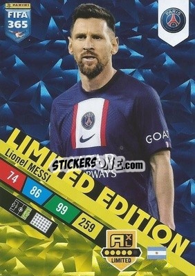 Sticker Lionel Messi - FIFA 365: 2022-2023. Adrenalyn XL n. XXL-LM - Panini