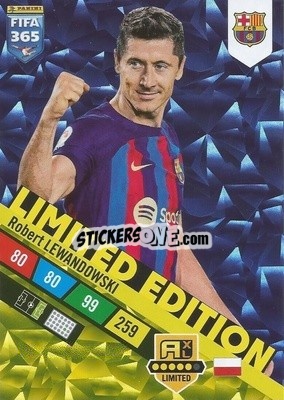 Sticker Robert Lewandowski - FIFA 365: 2022-2023. Adrenalyn XL n. XXL-RL - Panini