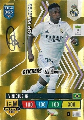 Sticker Vinícius Jr - FIFA 365: 2022-2023. Adrenalyn XL n. 6 - Panini
