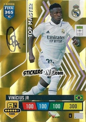 Figurina Vinícius Jr - FIFA 365: 2022-2023. Adrenalyn XL - Panini