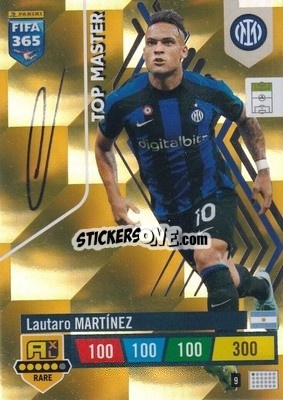 Sticker Lautaro Martínez - FIFA 365: 2022-2023. Adrenalyn XL n. 9 - Panini