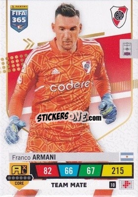 Sticker Franco Armani - FIFA 365: 2022-2023. Adrenalyn XL n. 10 - Panini