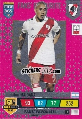 Figurina Jonatan Maidana - FIFA 365: 2022-2023. Adrenalyn XL - Panini