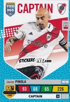 Figurina Javier Pinola - FIFA 365: 2022-2023. Adrenalyn XL - Panini