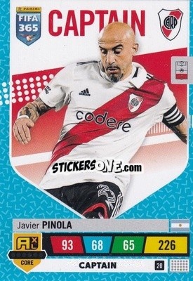 Sticker Javier Pinola - FIFA 365: 2022-2023. Adrenalyn XL n. 20 - Panini
