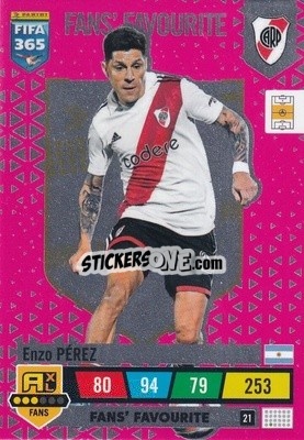 Sticker Enzo Pérez - FIFA 365: 2022-2023. Adrenalyn XL n. 21 - Panini